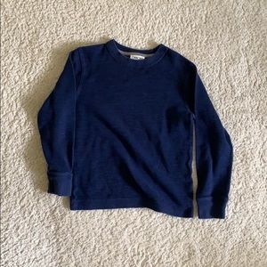 navy blue long sleeve top for boys